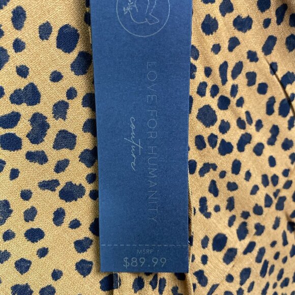 Love For Humanity Cheetah Womens Skort M Animal Print Mini Skorts Ruffle NWT‎ - Picture 7 of 12